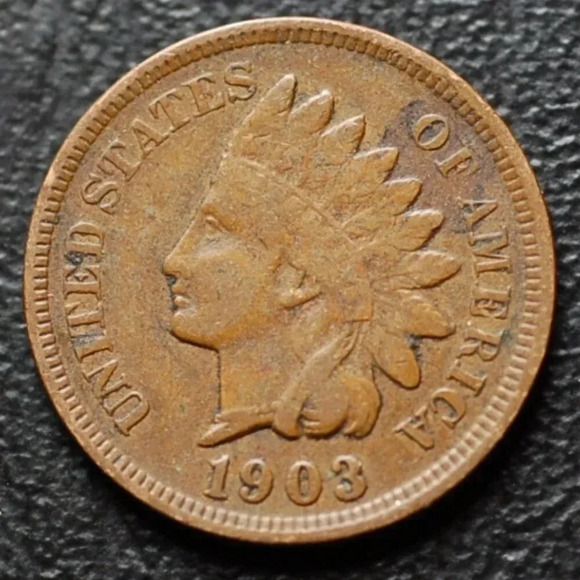 Other - 🌟1903 Indian Head Cent Penny 1c Lot p1118🌟 PARTIAL LIBERTY SHOWING